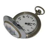 stock photo pocketwatch with hebrew letters